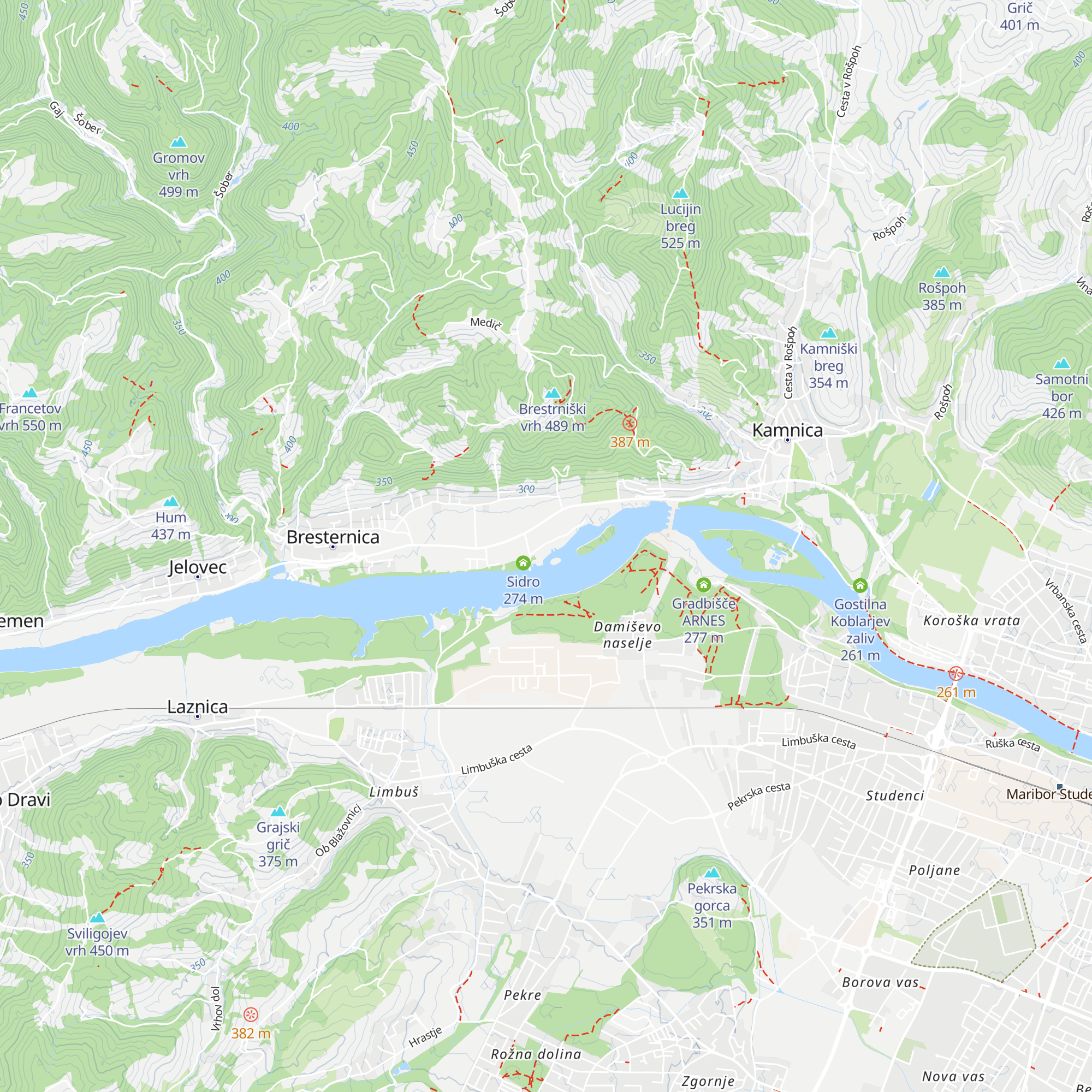 Gostilna Galeb map