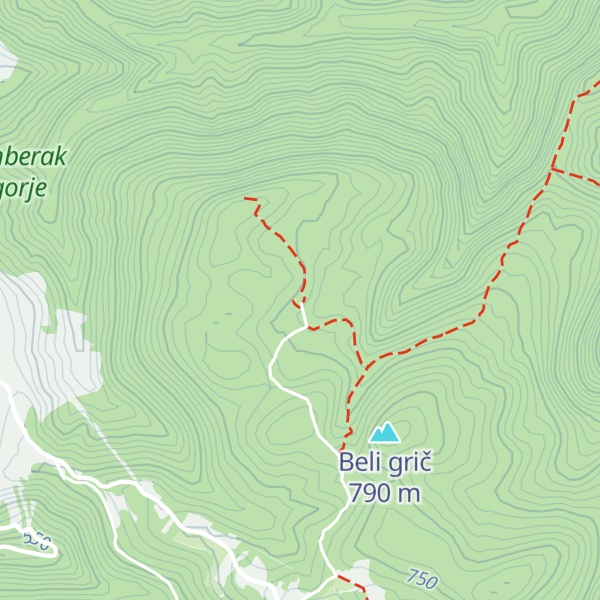 Map of Sveti Bernard