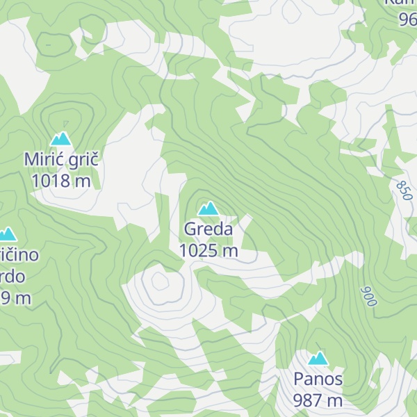 Map of Greda