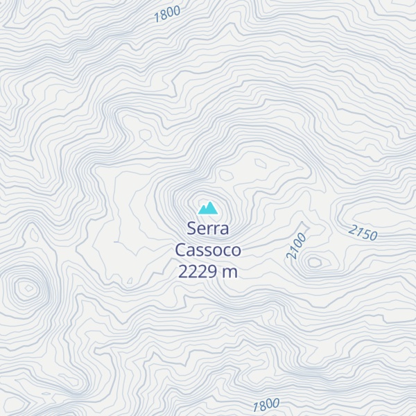 Map of Serra Cassoco
