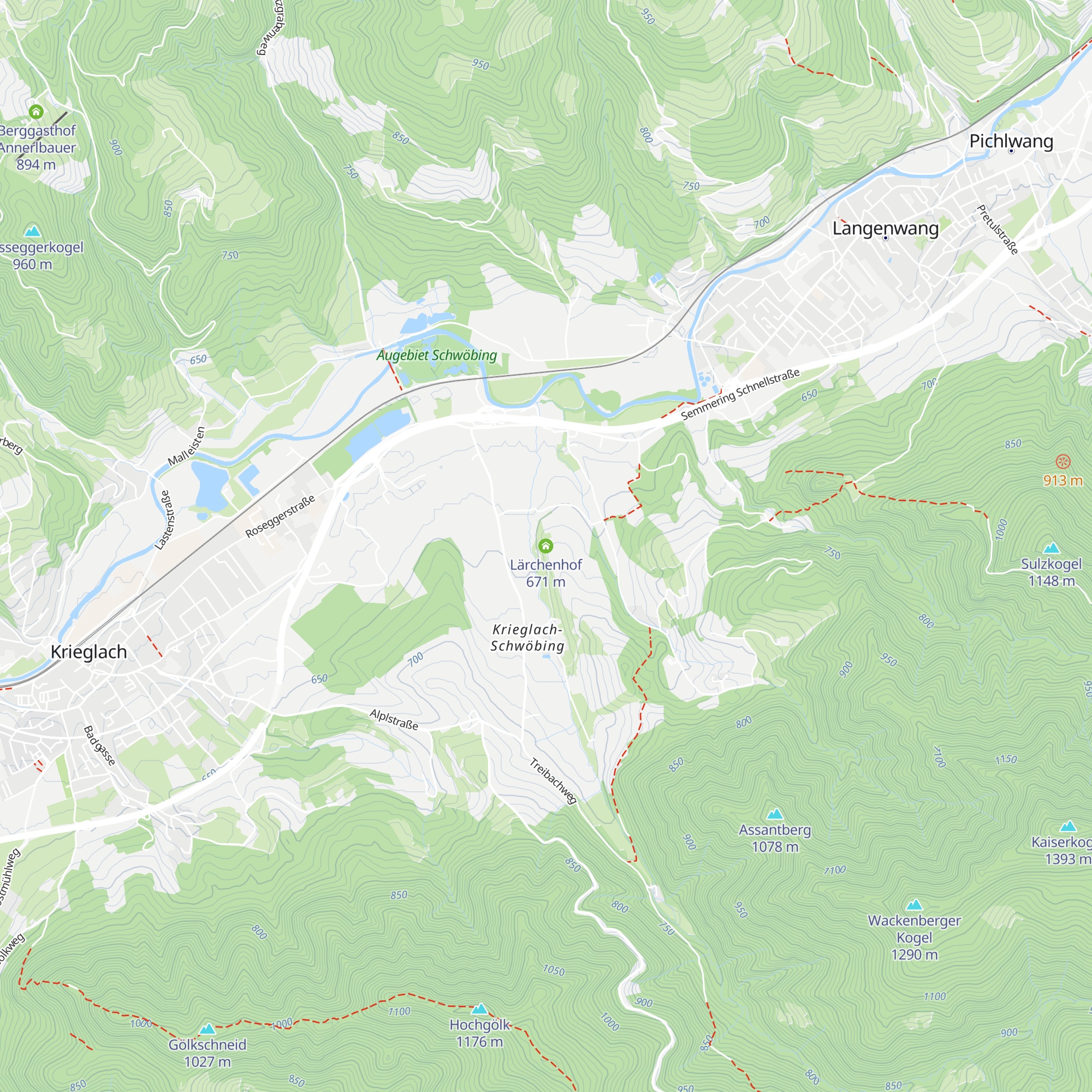 Lärchenhof map