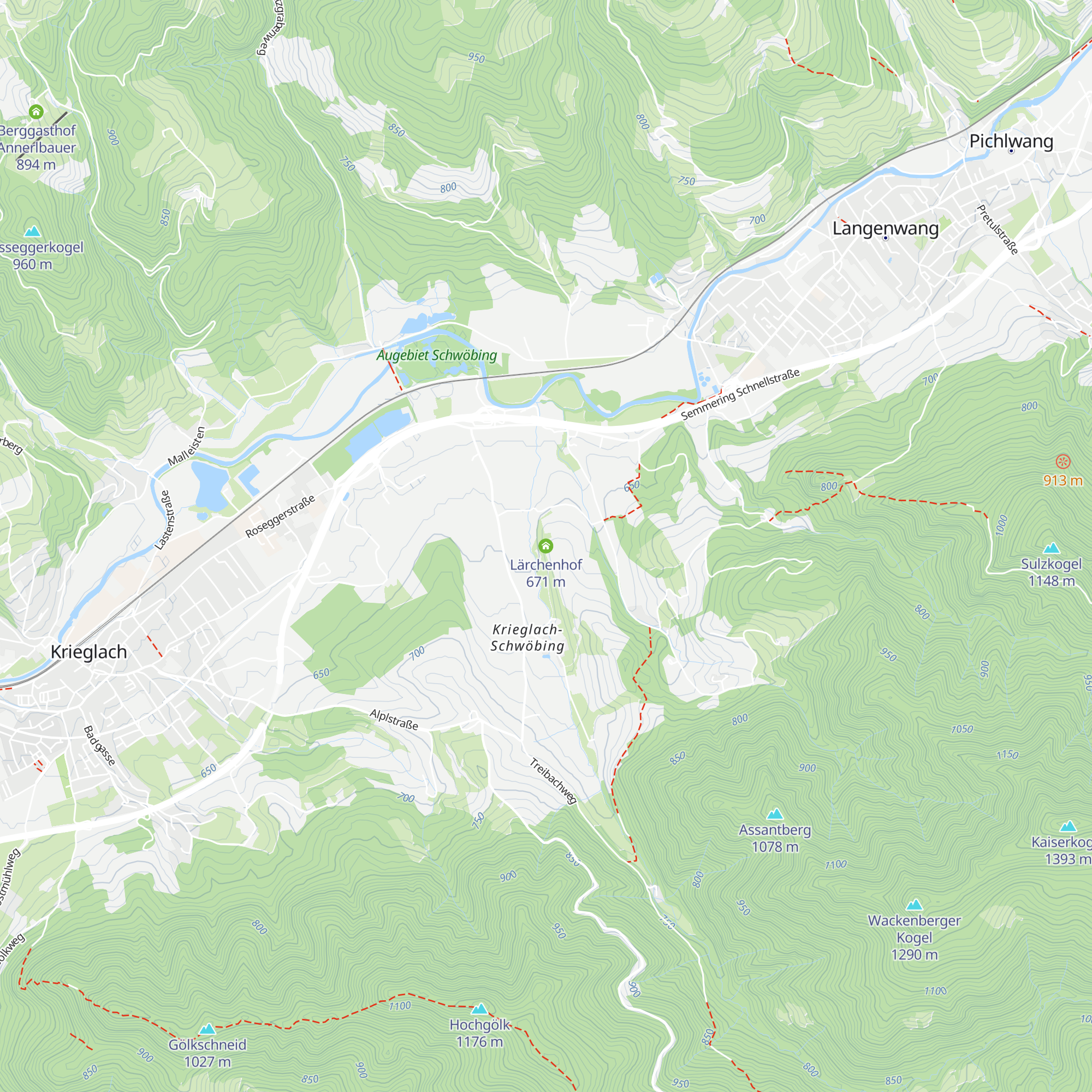 Lärchenhof map