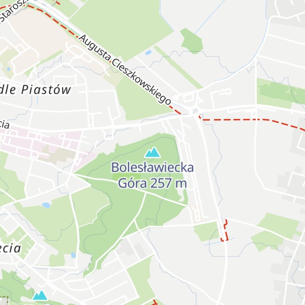 Map of Bolesławiecka Góra
