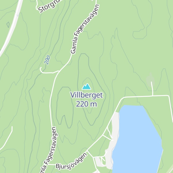 Map of Villberget