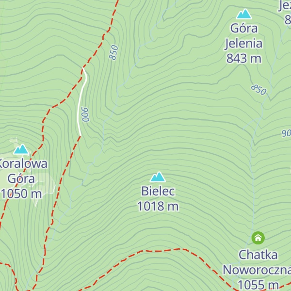 Map of Wrzosowa Skała