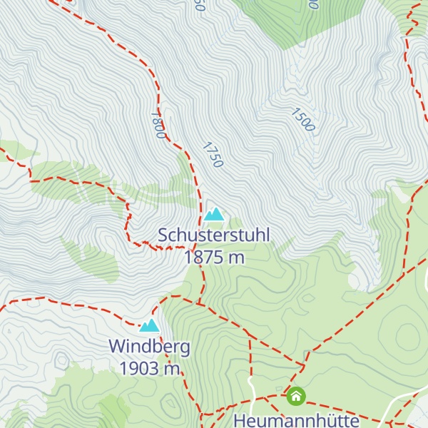 Map of Schusterstuhl