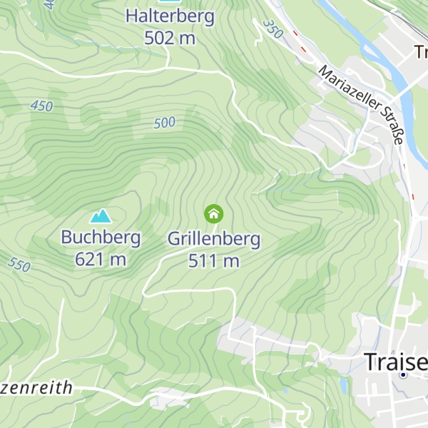 Map of Grillenberg