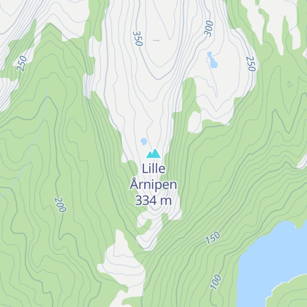 Map of Lille Årnipen