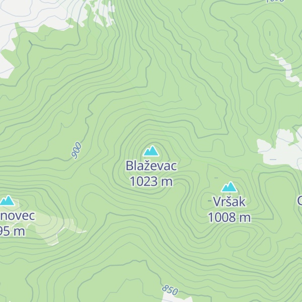 Map of Blaževac