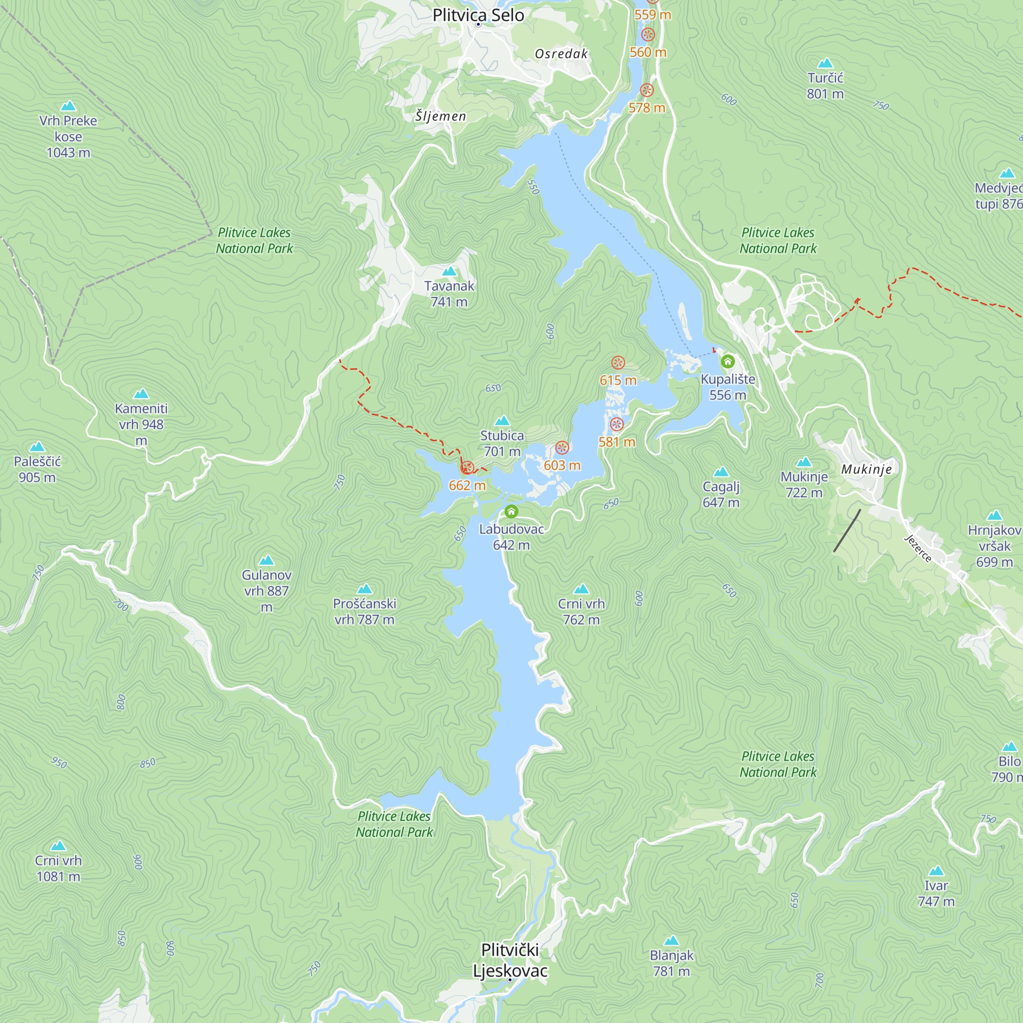 Labudovac map