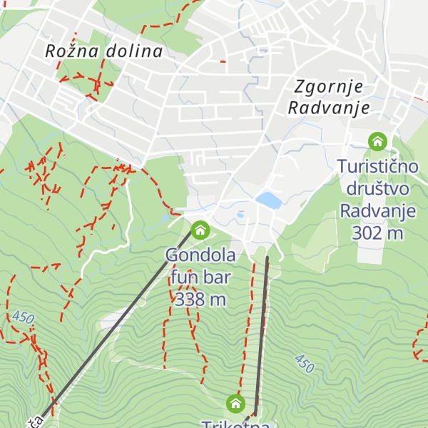 Map of Bar Gojzer