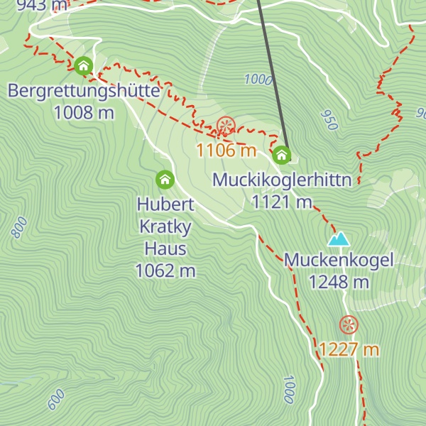 Map of Klosteralm