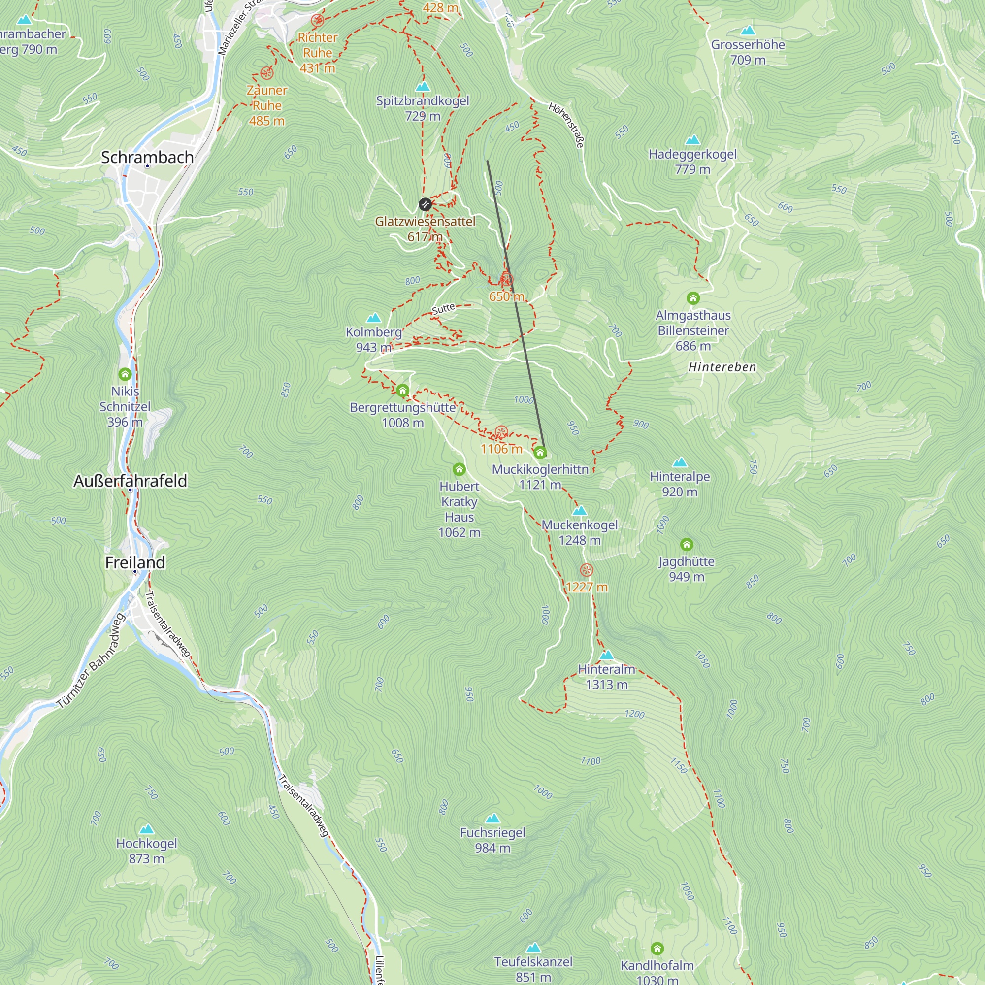 Klosteralm map