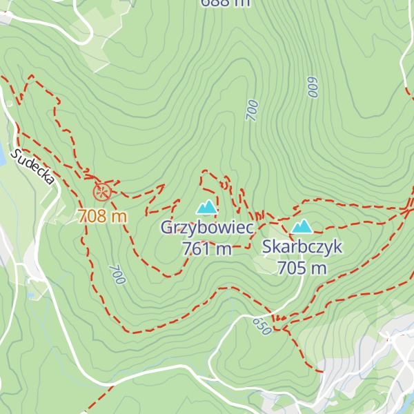 Map of Grzybowiec