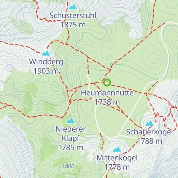 Map of Halterhütte