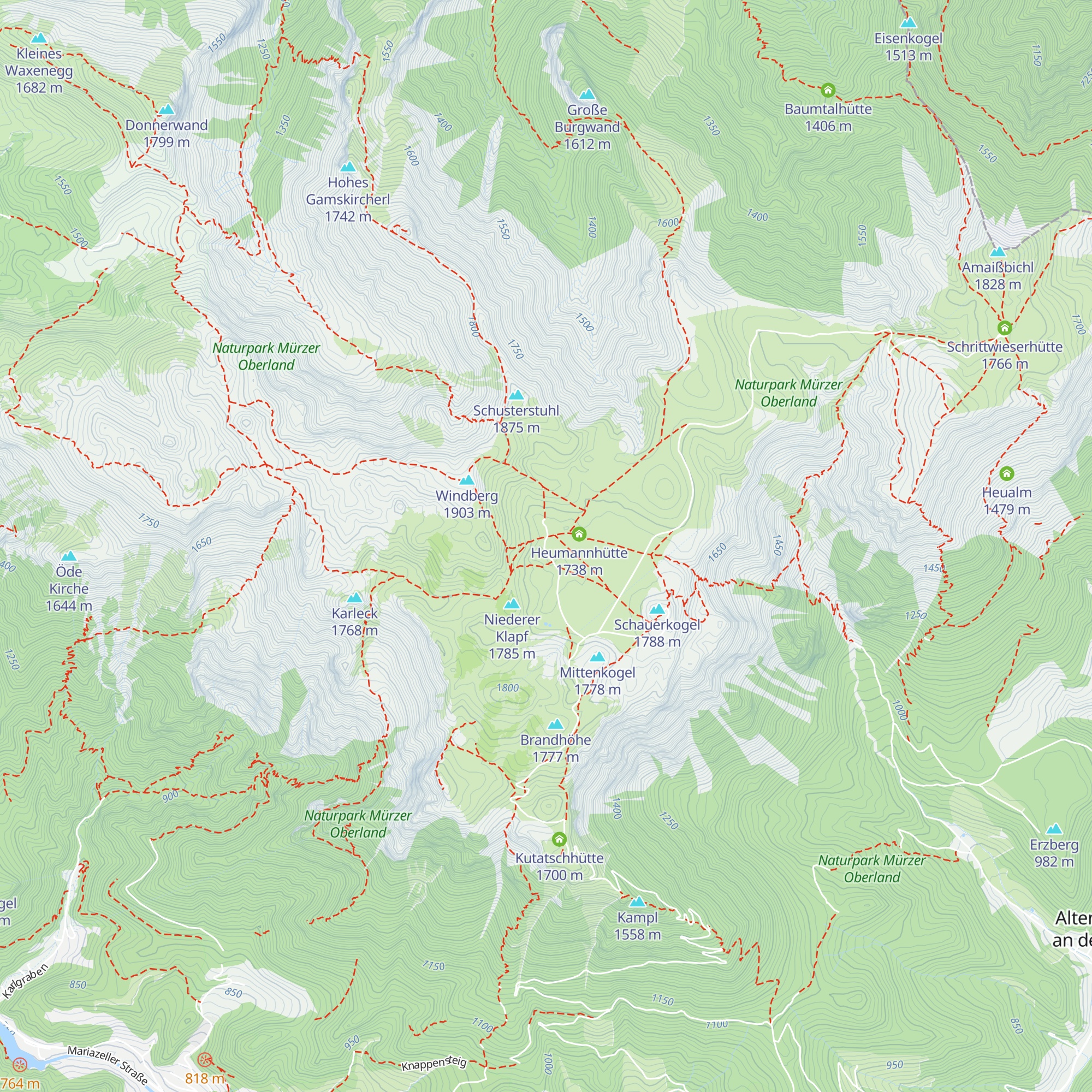 Halterhütte map