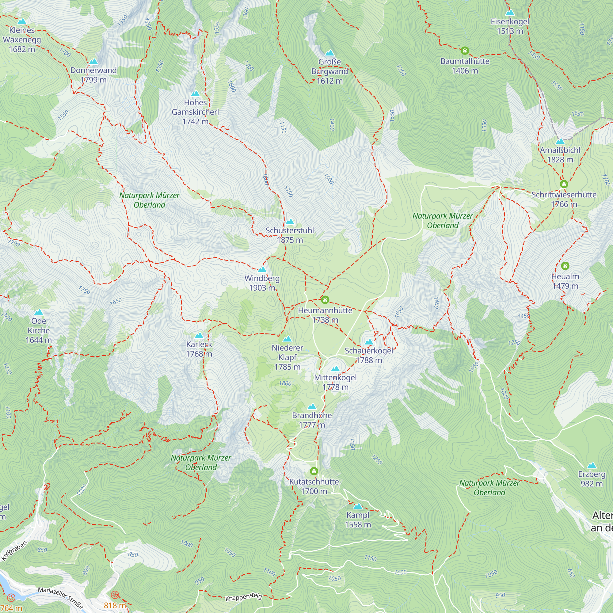 Halterhütte map