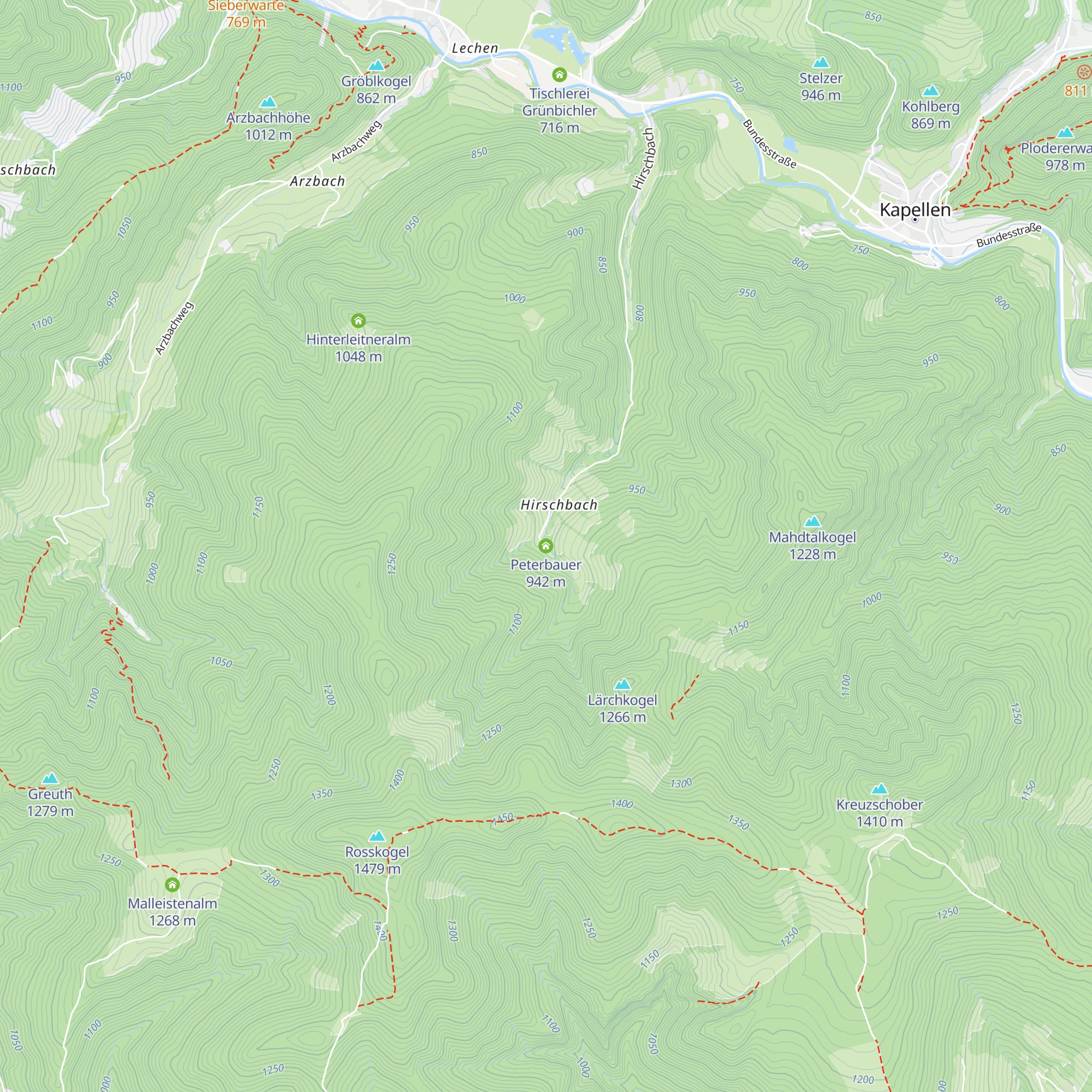 Peterbauer map