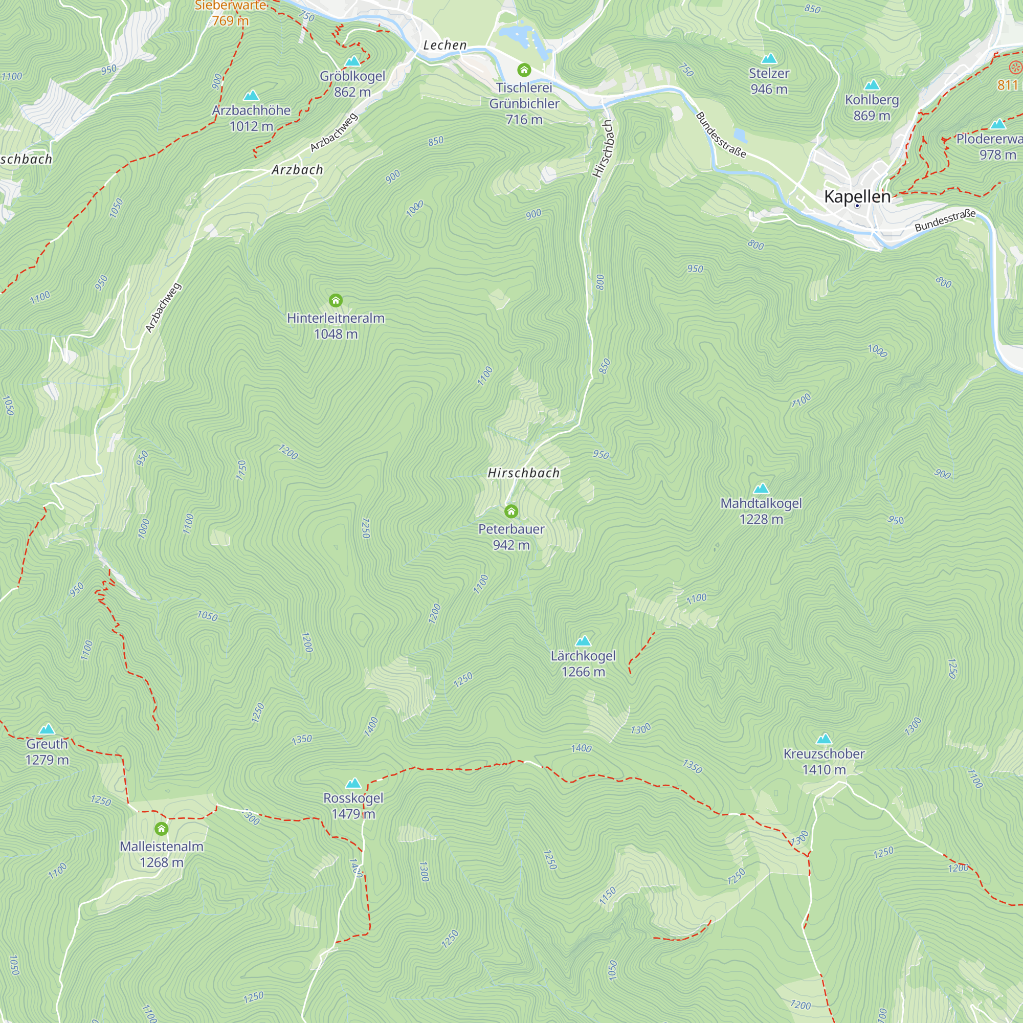Peterbauer map