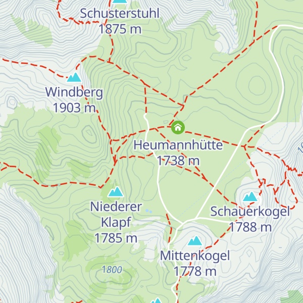 Map of Michlbauerhütte