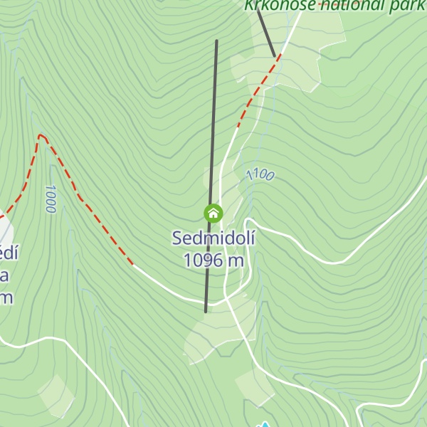Map of Sedmidolí