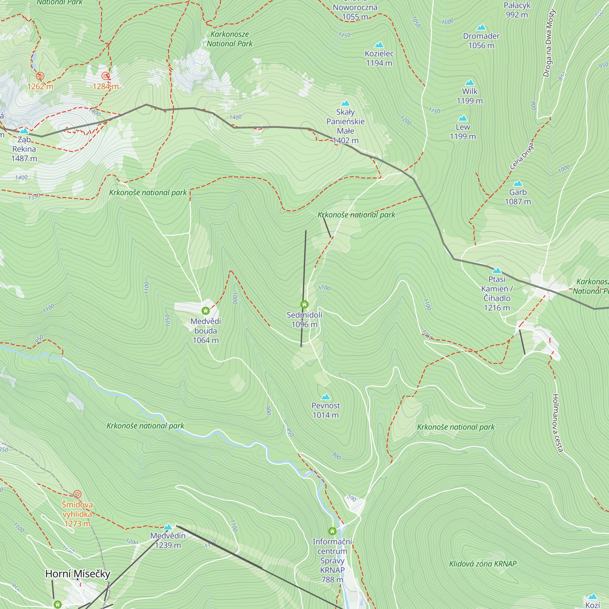 Sedmidolí map