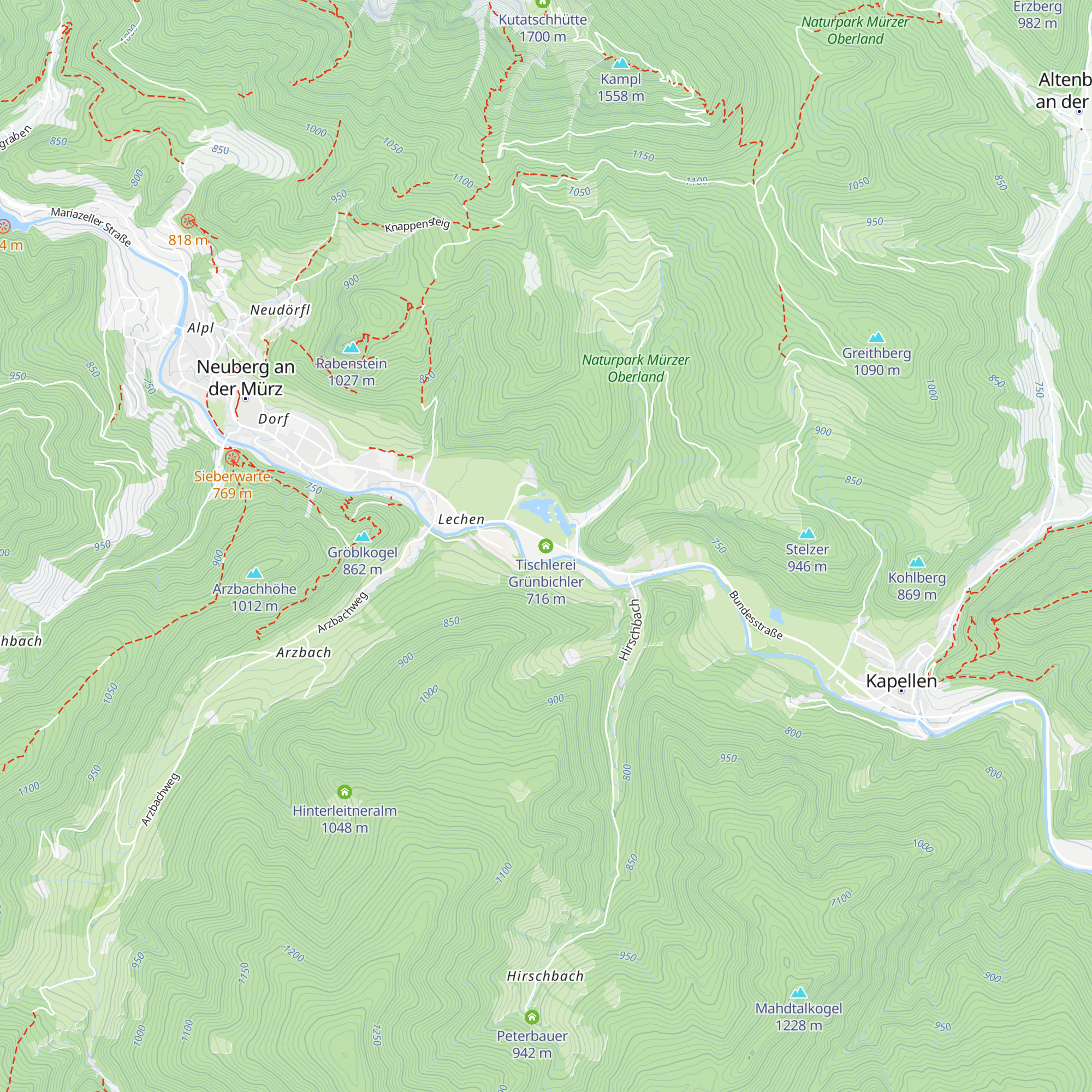 Tischlerei Grünbichler map