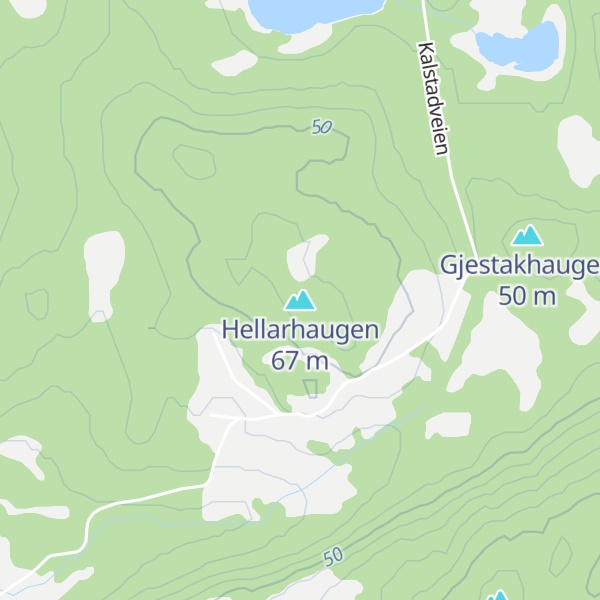Map of Hellarhaugen
