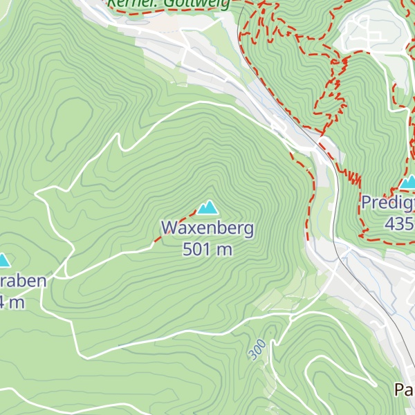 Map of Waxenberg
