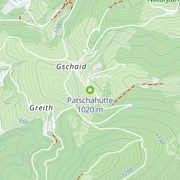 Map of Patschahütte