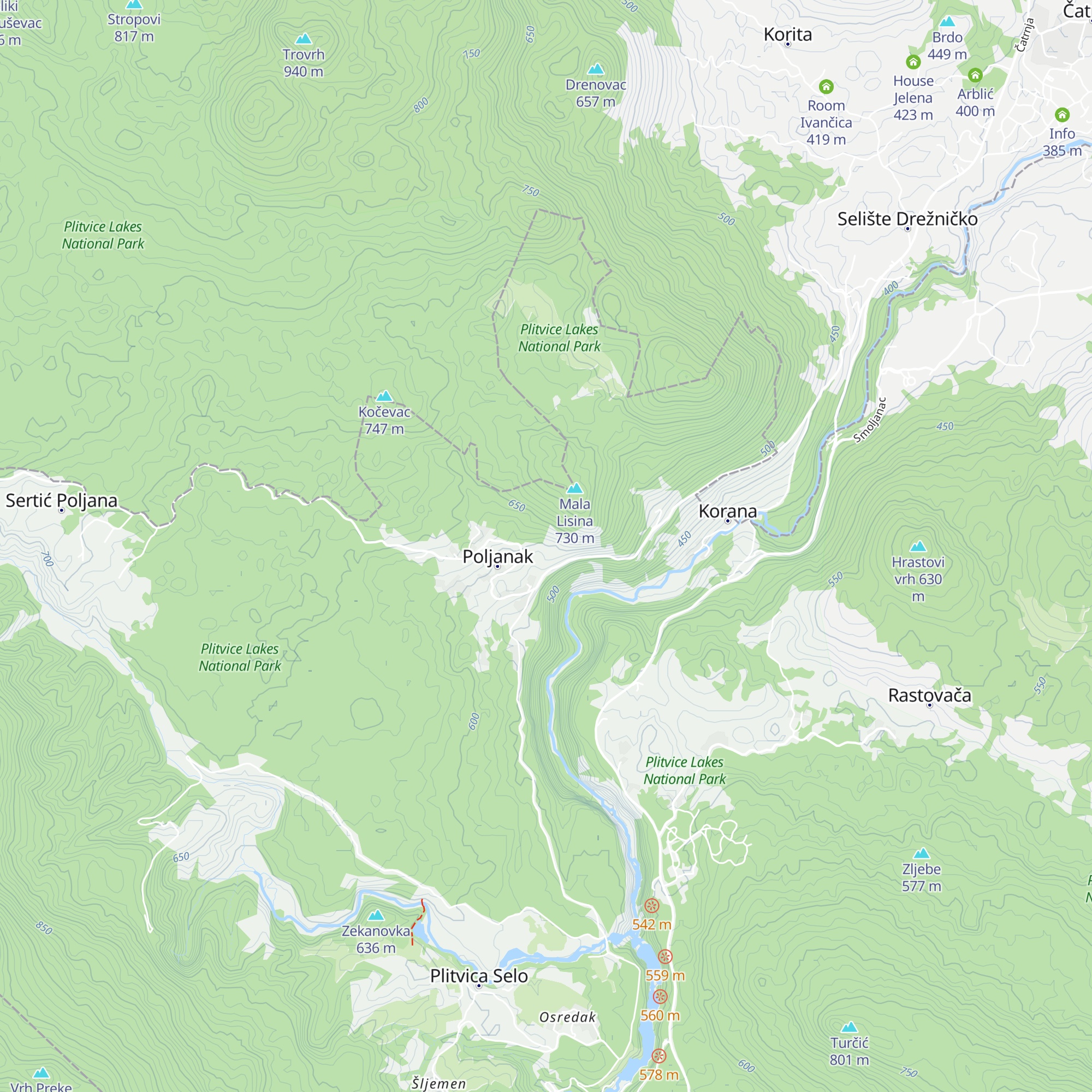 Guesthouse Loncar map