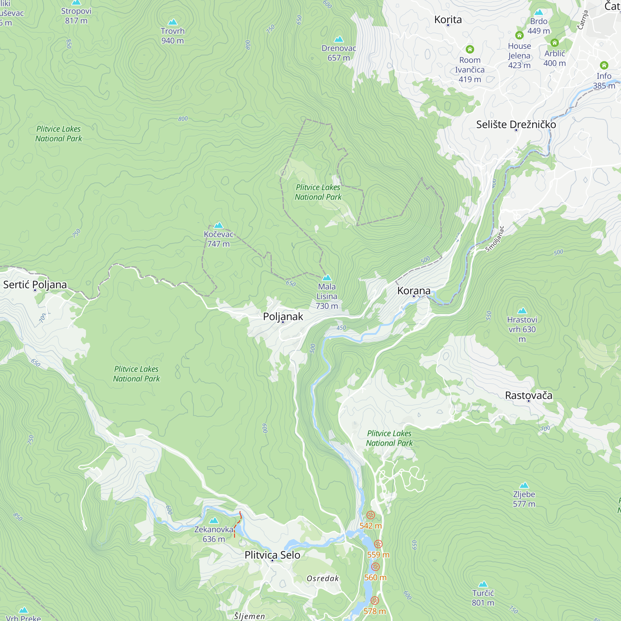 Guesthouse Loncar map