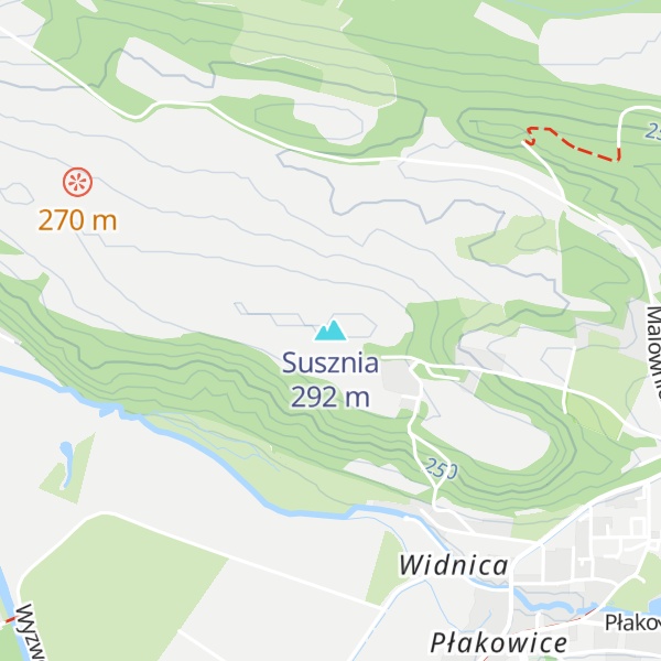 Map of Susznia