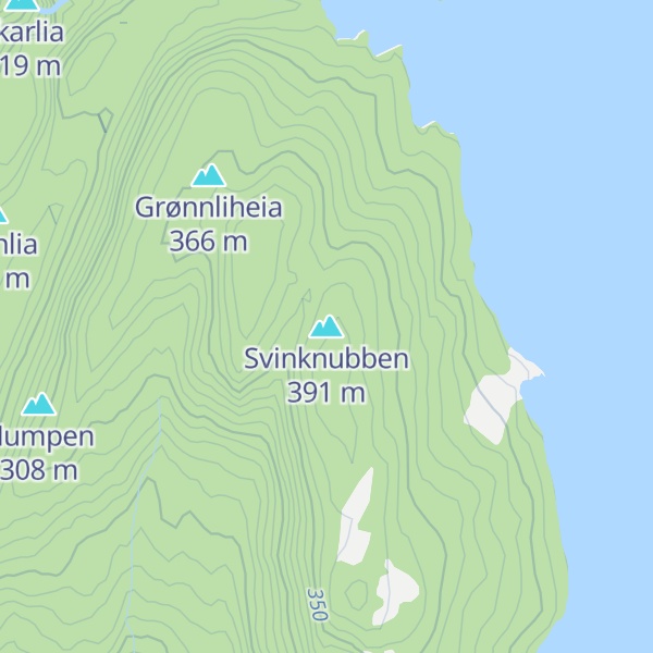 Map of Svinknubben