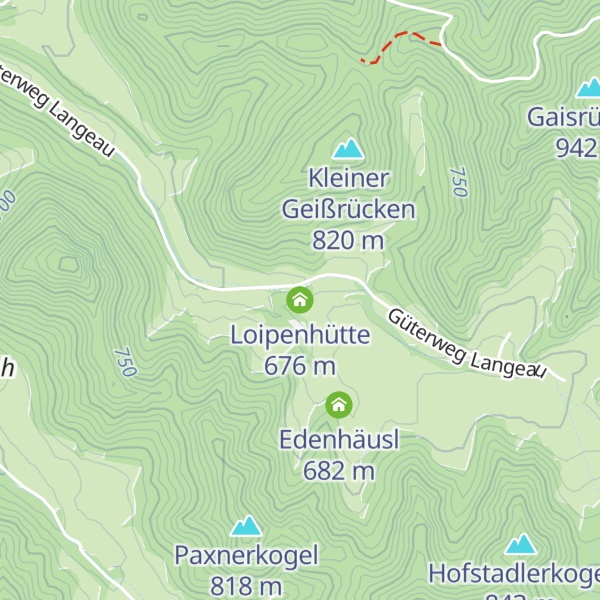 Map of Loipenhütte