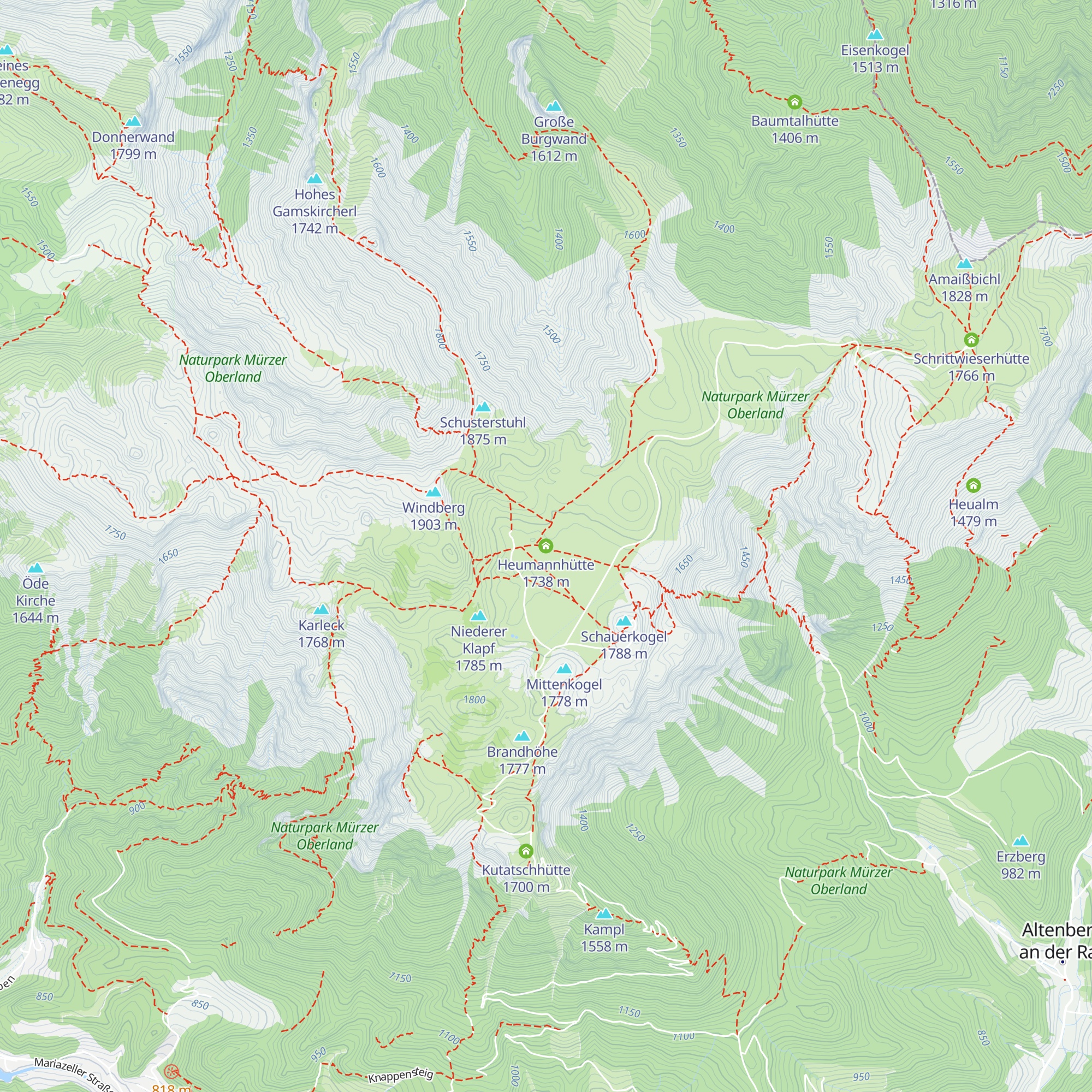 Heumannhütte map