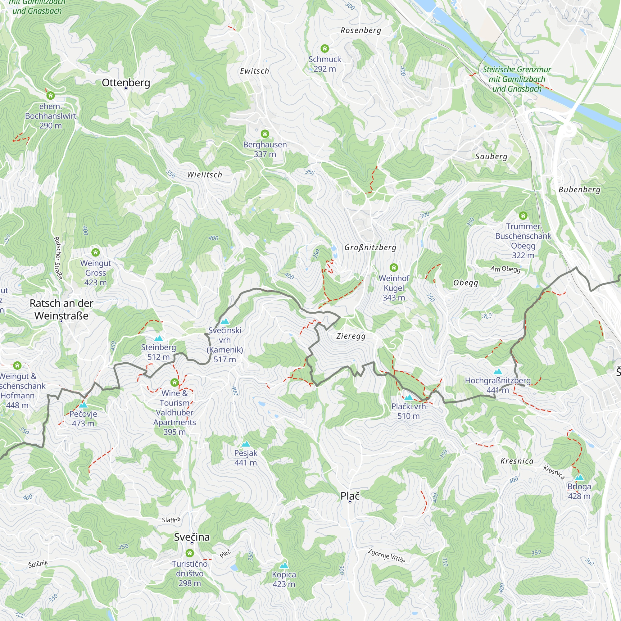 Buschenschank Gallunder map