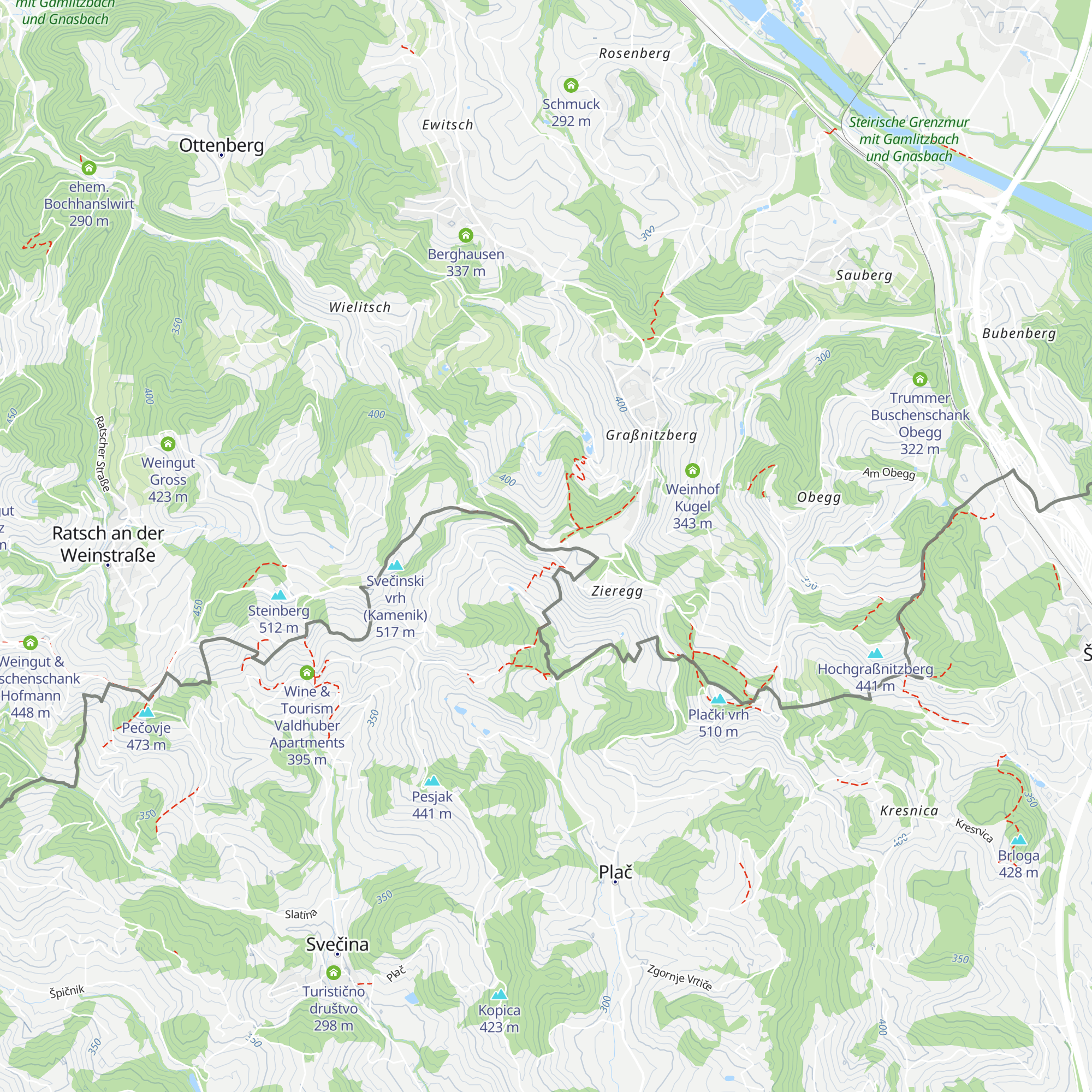 Buschenschank Gallunder map