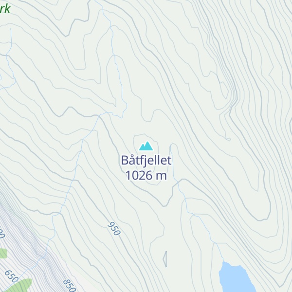 Map of Båtfjellet
