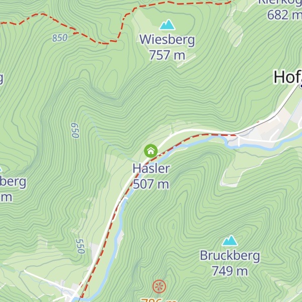 Map of Hasler