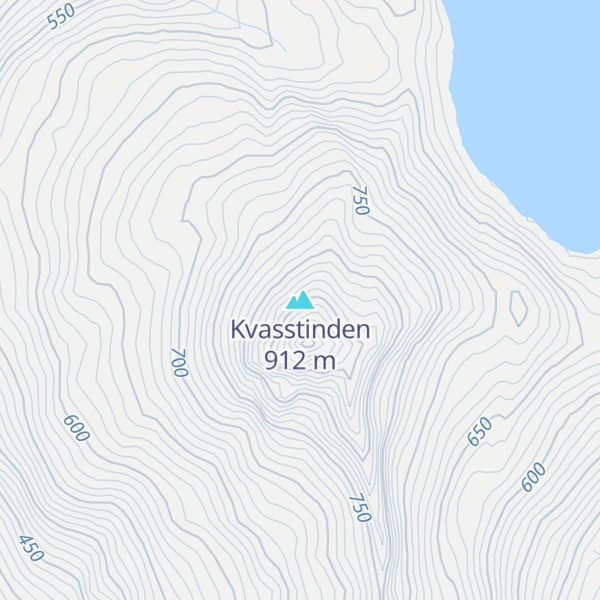 Map of Kvasstinden