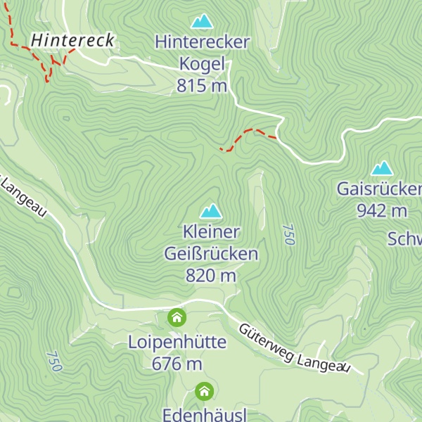 Map of Kleiner Geißrücken