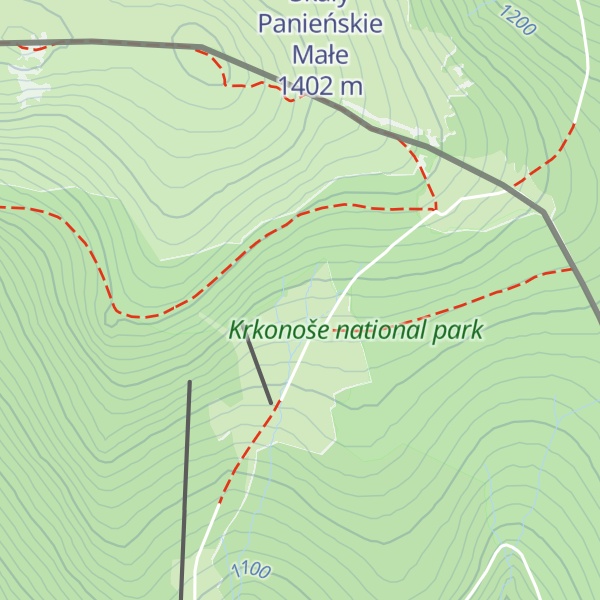 Map of Chata Špindler