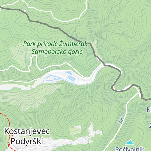 Map of Divlje Vode