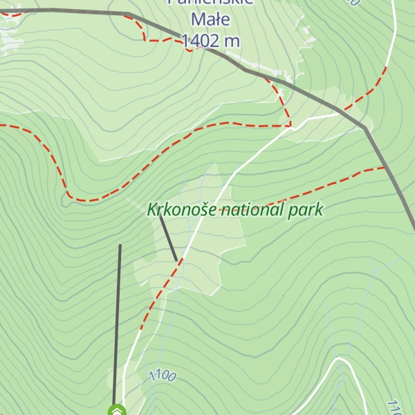 Map of Moravská bouda