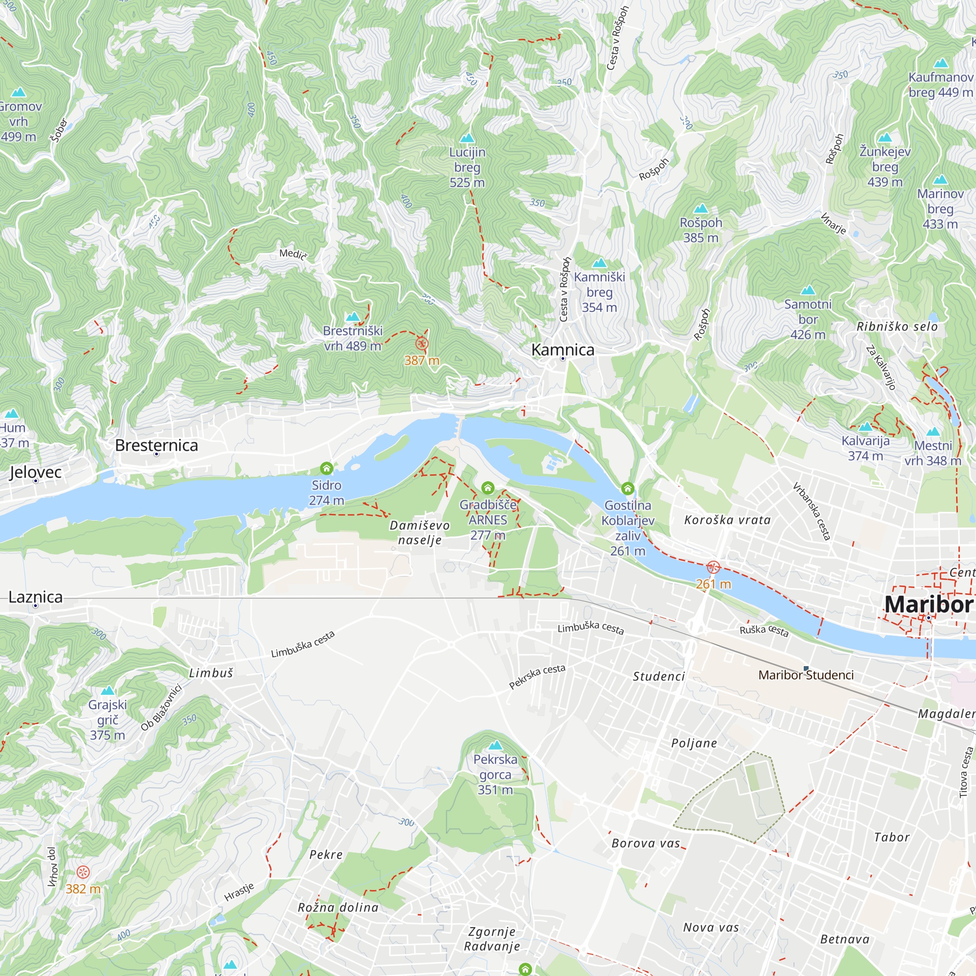 Gradbišče ARNES map