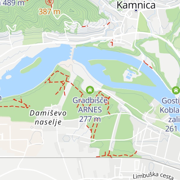 Map of Gradbišče ARNES