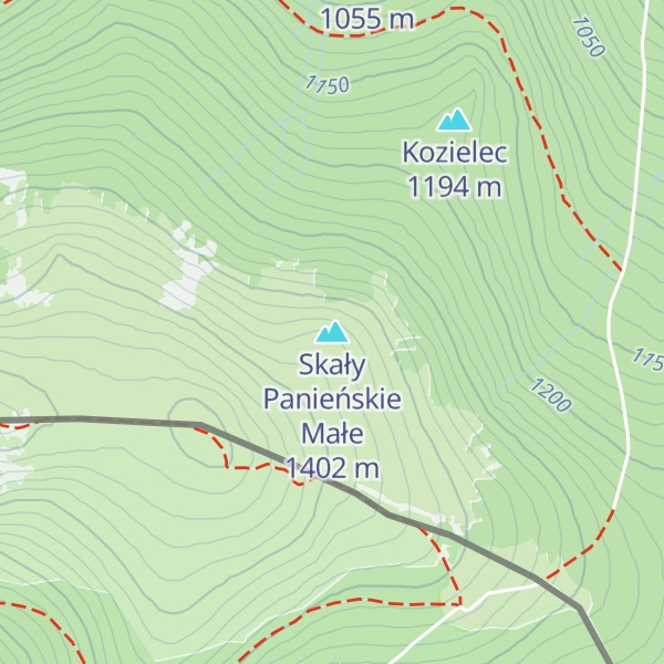 Map of Skały Panieńskie Małe