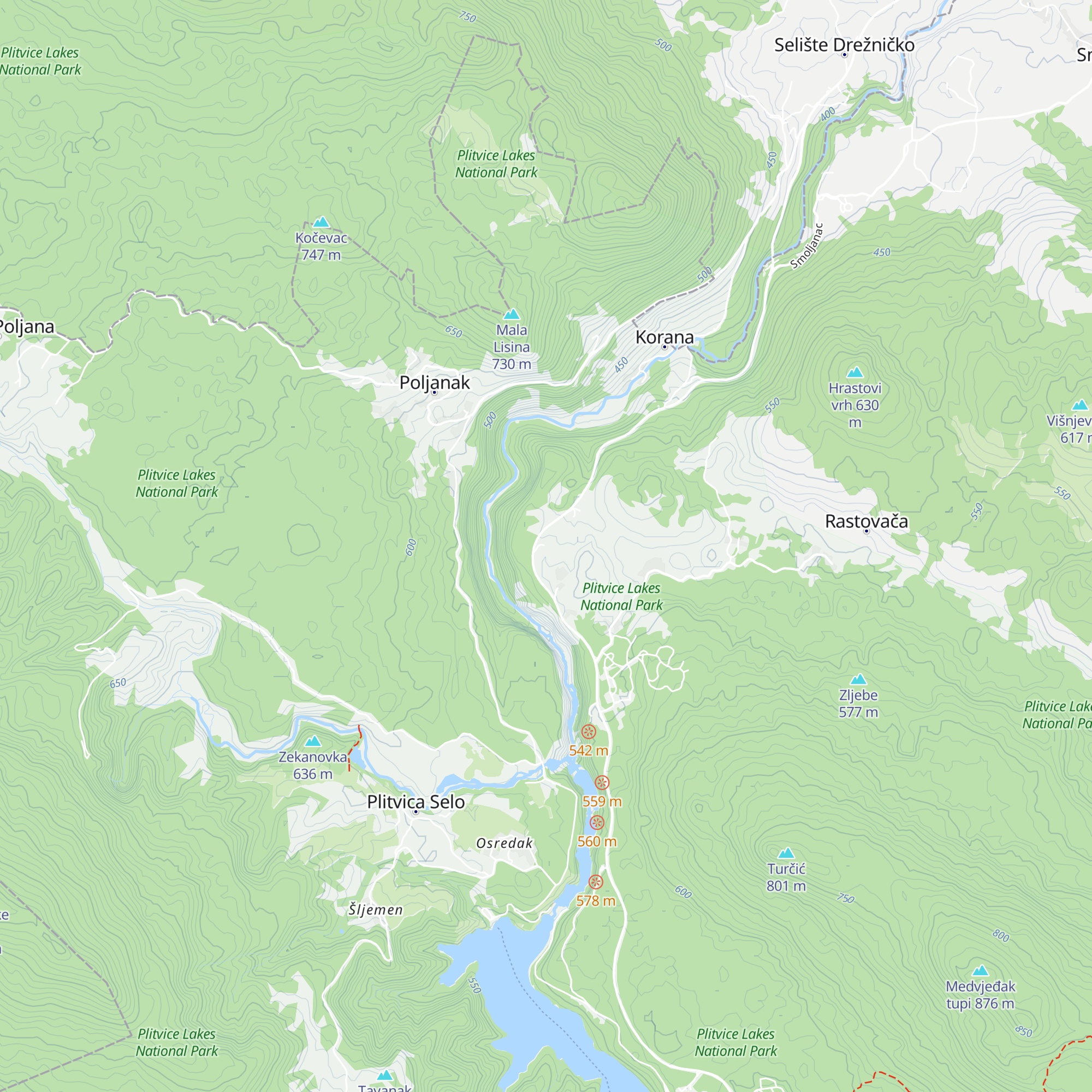 Pansion Krizmanić map
