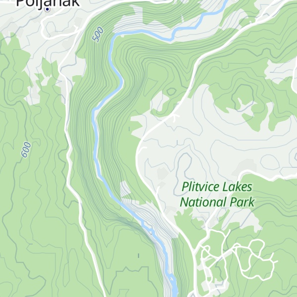 Map of Pansion Krizmanić